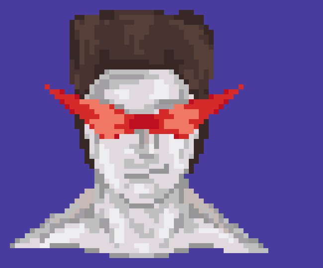 half robo horse half robo humanoid cowboy, he has 2 normal arms, those arms have fingers with gun holes in them, and then he has two separate smaller arms that he quickdraws with, customization for clothes is up to you