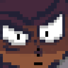 [e27272] *Jumps off his blaster back flipping onto the top of the stand dangling his feet*