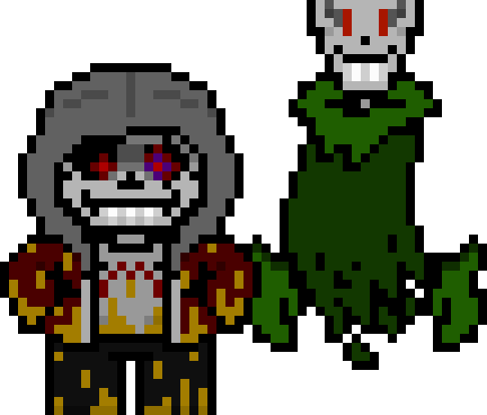 [b78fe9] Malistor the Skeleton and Phantom Luisa the Skeleton (Malistor's Sister) Overworld Sprites