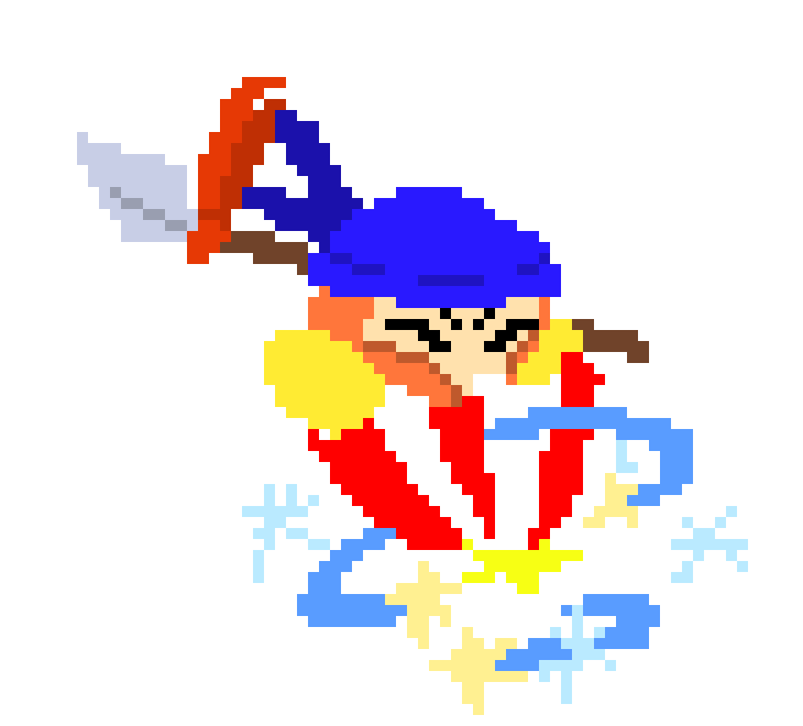 [777455] *He stopped using his spear, and whilst he fell he took out his parasol and came crashing down, landing right by Marker and Zan* I'M HERE AND HAVE COME TO YOUR AID!