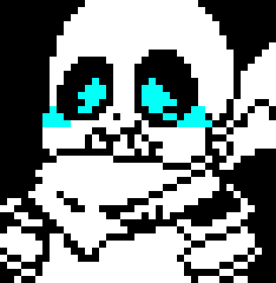 *MWEH! ITHE MAGNIFACENT SANS HAVE RETURNED((also thnx comic for lettting me use this sprite also i went to sleep last night so yeah thats why i was gone)-US!sans(rainbowfox2011
