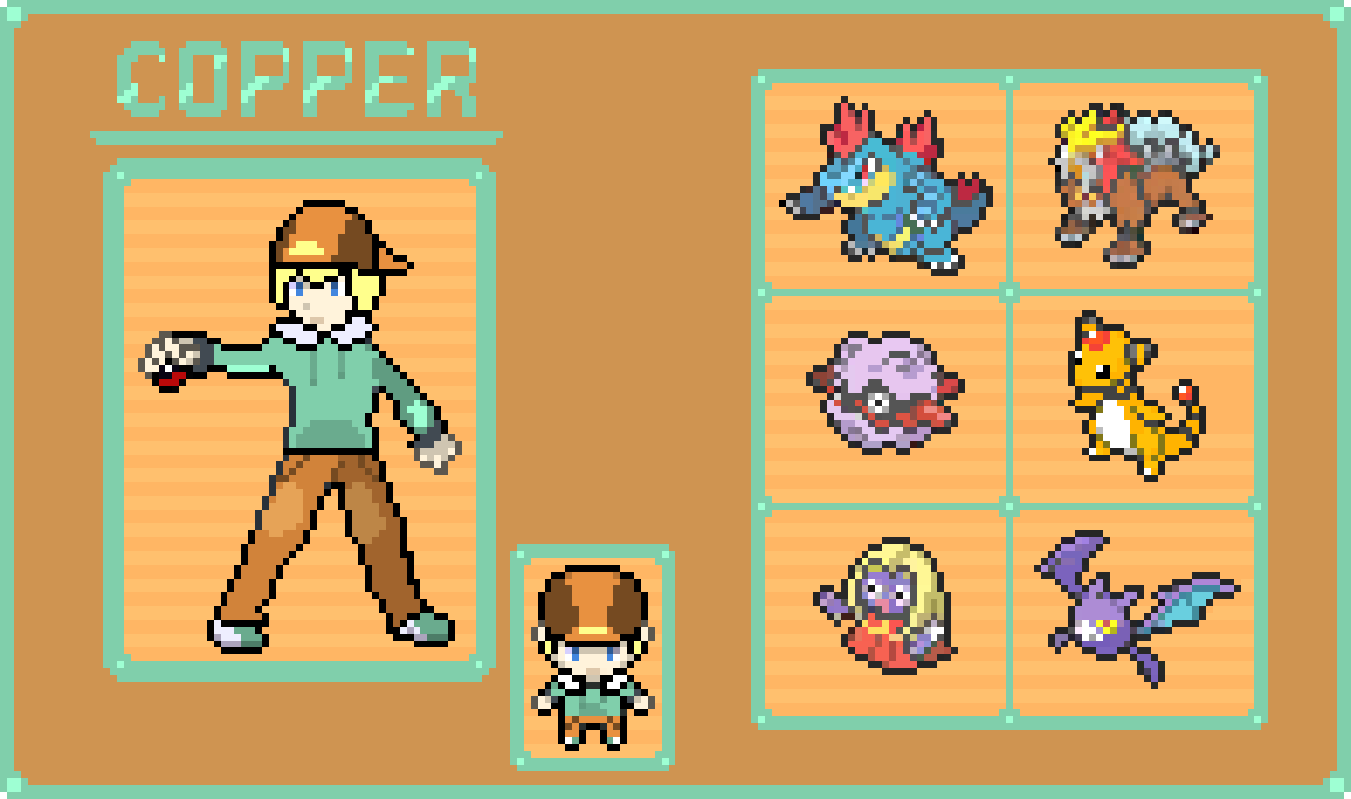 pokemon copper sprite + team final