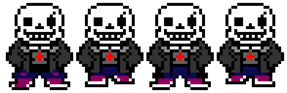 UnderTale - Sans Walking Sprite Sheet