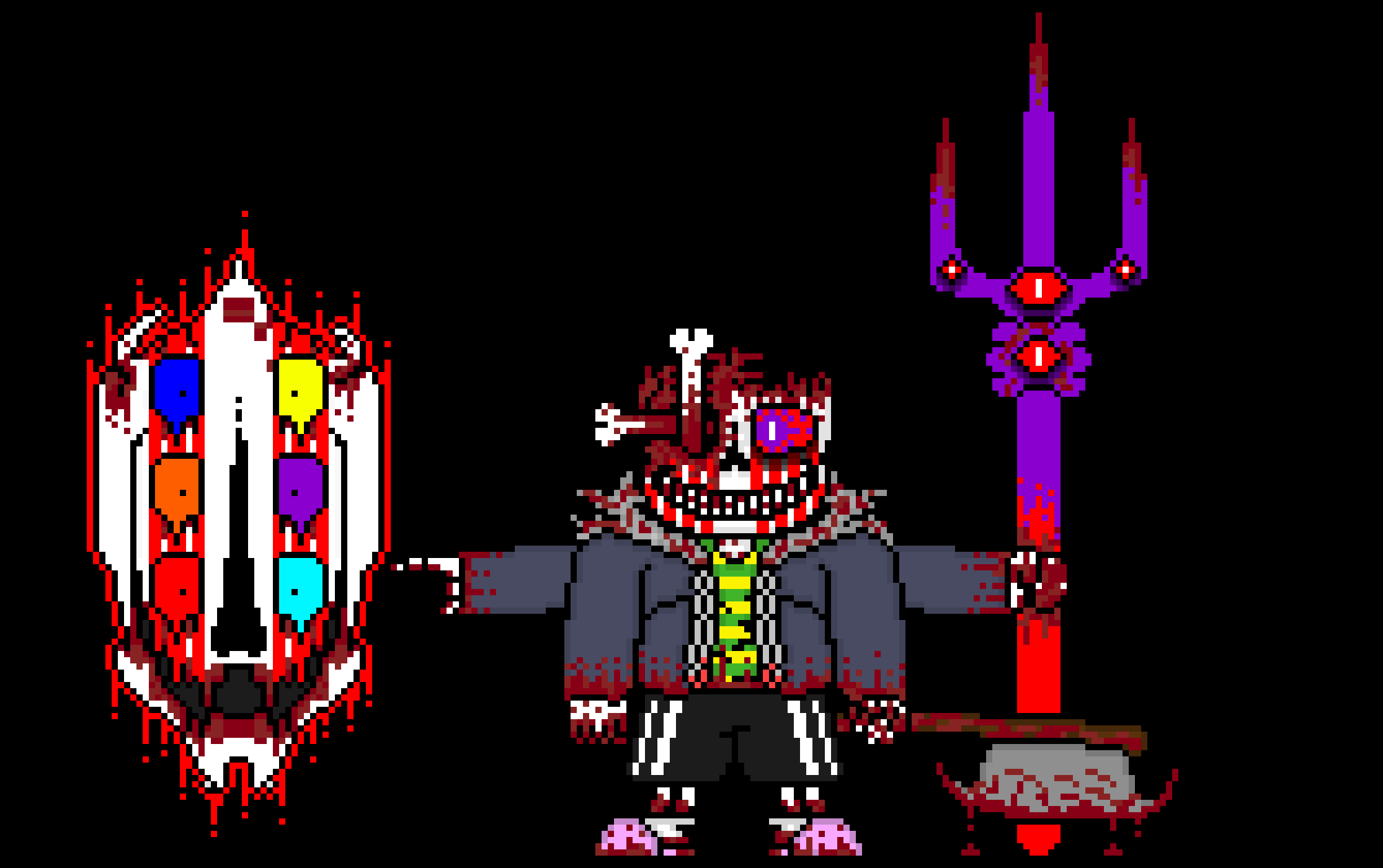 [e8cb42] *deletion looks at the amalgamtion and he gets scared of* (yes deletion would be scared of this deal with it)