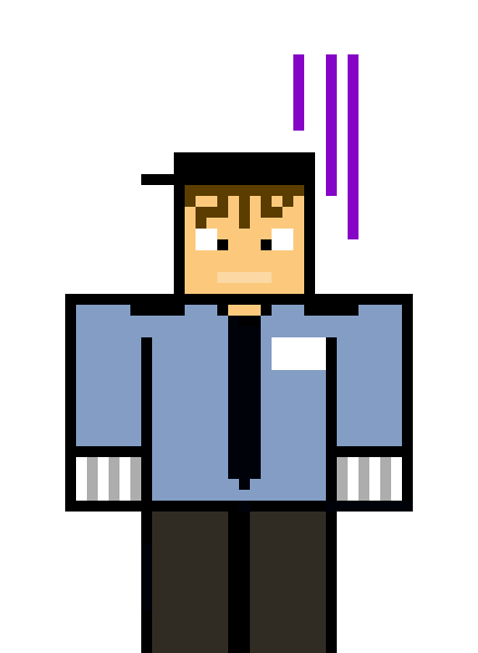 *close door* - mike afton fnaf1 nightguard (landon)