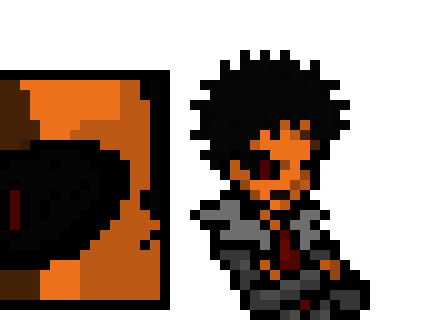 [4adfff] Palette for Horror OC - Antiphonus "Anti" Krimzkar Obsidion (ft. Gaara from Naruto (one of his influences for when he goes crazy or "crashes out")