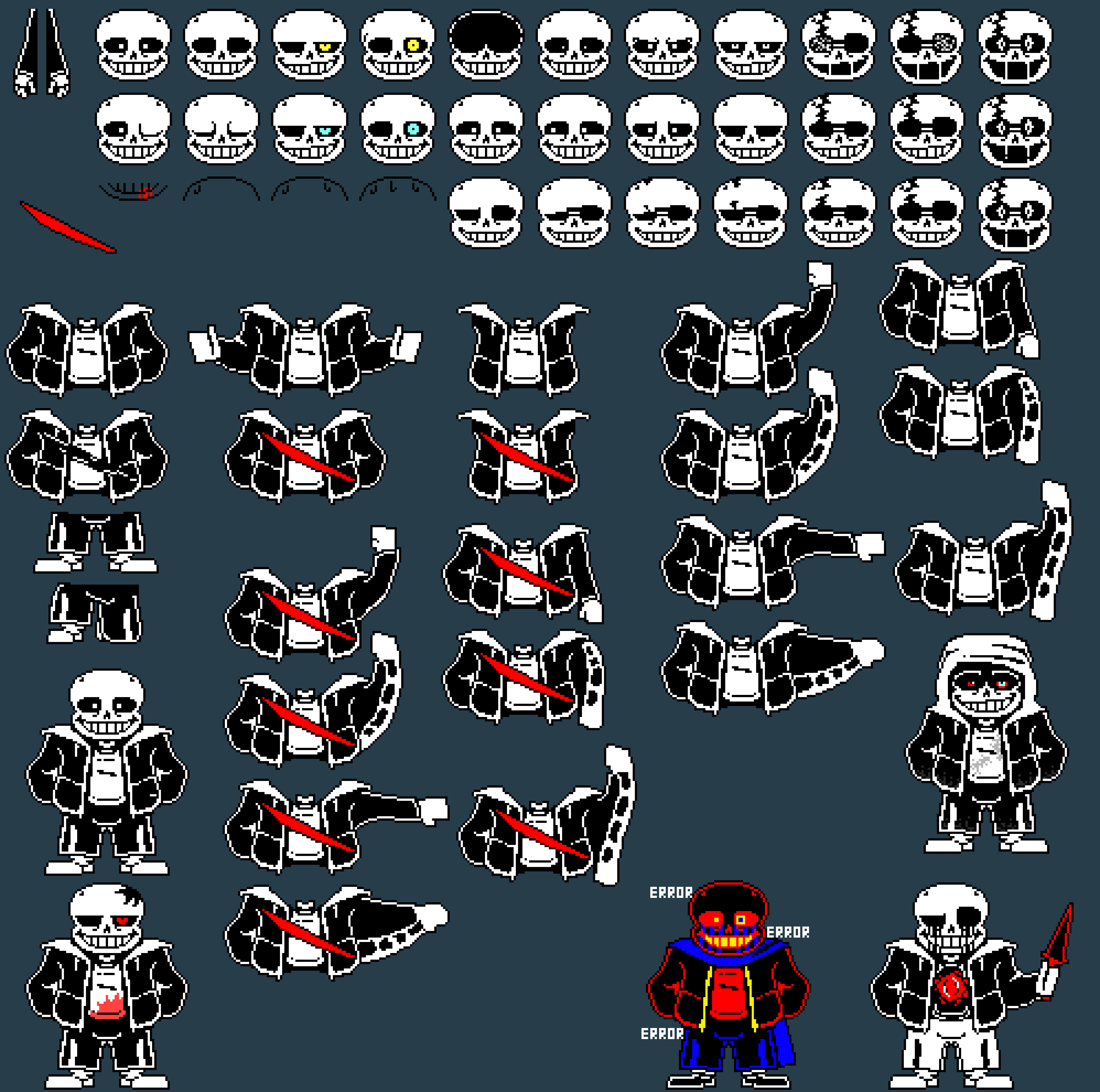 [42609a] Sans Sprite Sheet Final Ver
