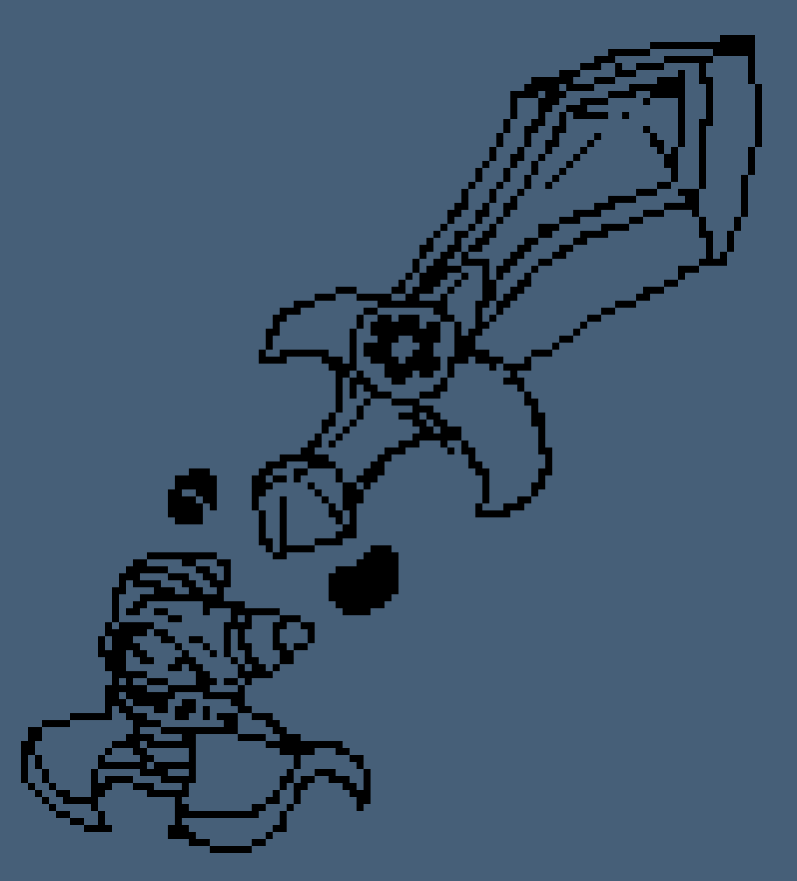 [368f87] *brings out a giant sword and slashes marx*