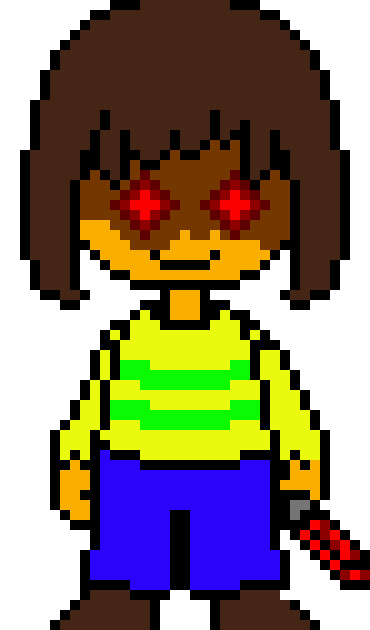 [fc6325] says to frisk while glitching out) DONT TALK