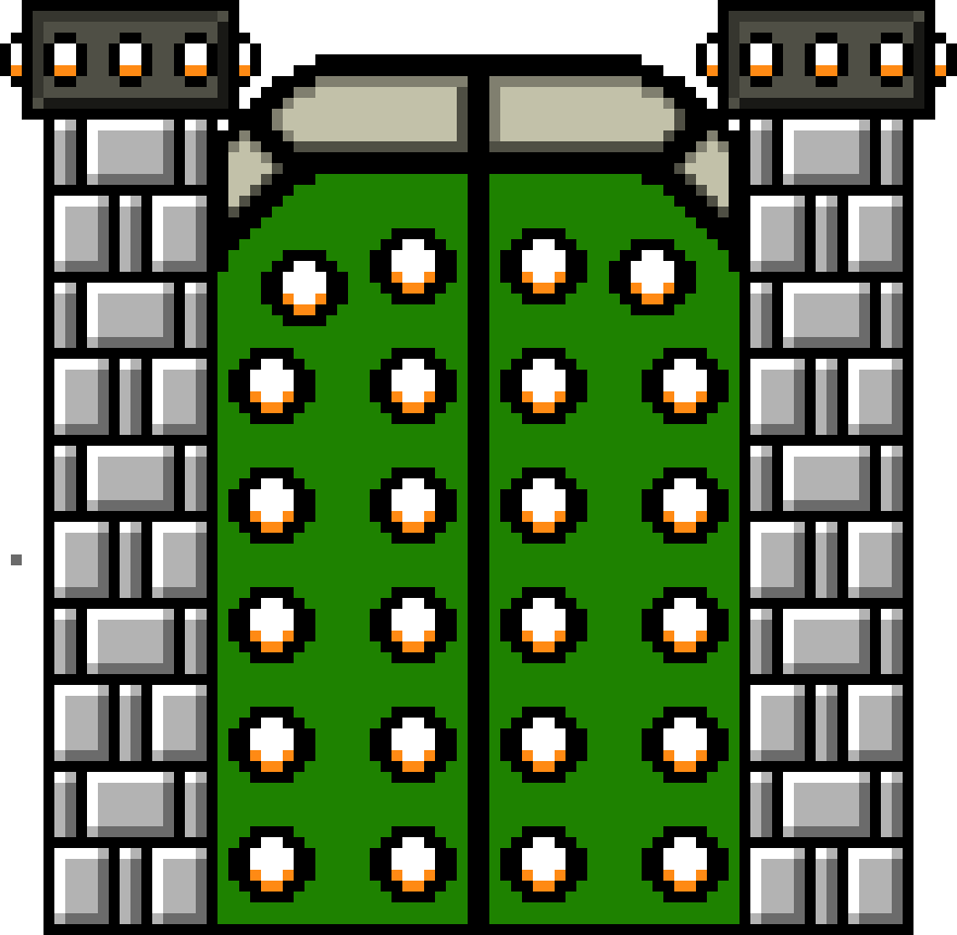 [3c5b11] New Super Mario Bros 2 Final Boss Door (Super Mario World Style) V2
