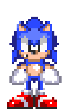 [3ee682] Sonic Faceing forward!