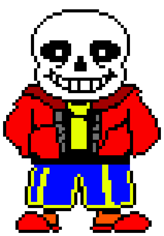 Fire!Sans Battle Sprite