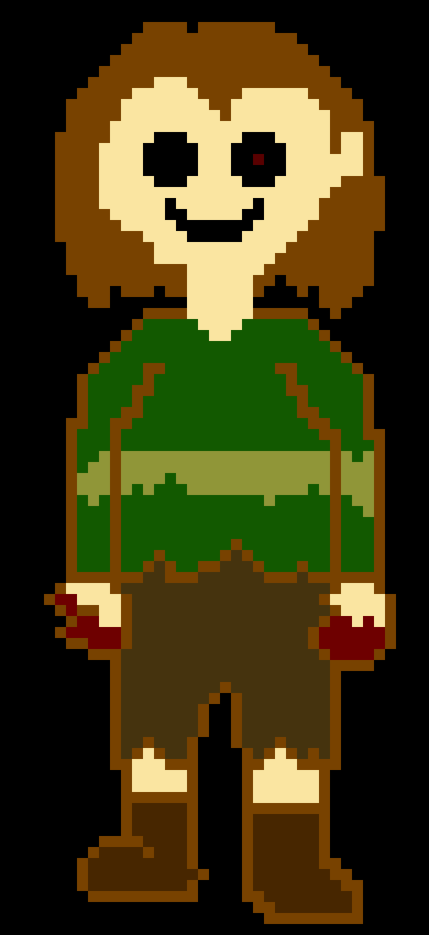 Chara Battle Sprite COLORED