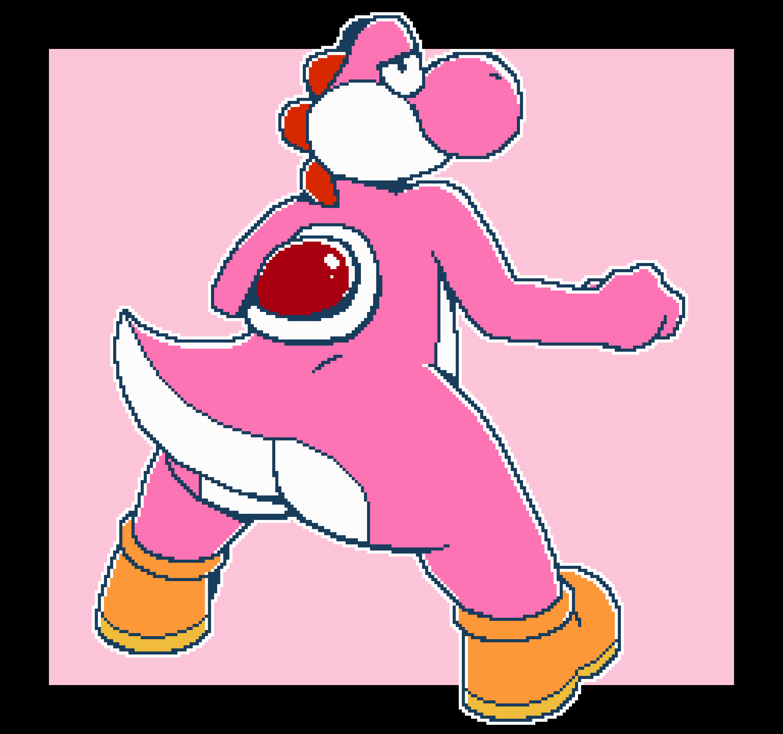 [a7d525] Pink Yoshi Full