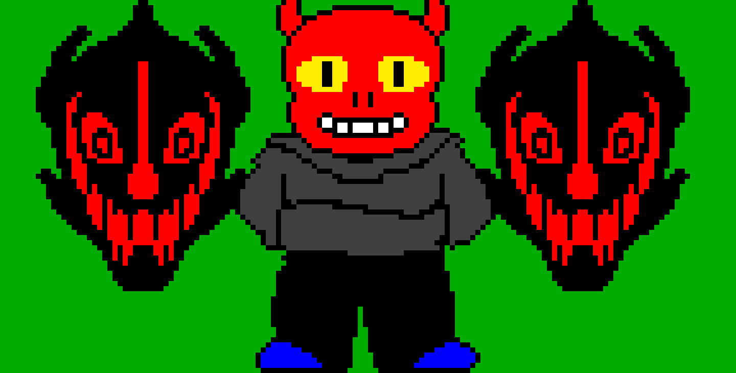Sans With Gaster Blasters Sprite (FIXED!)