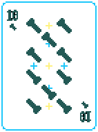 [a949bf] 10 of Wands