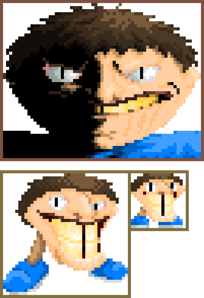 Forgot to add the sprite of The Man.