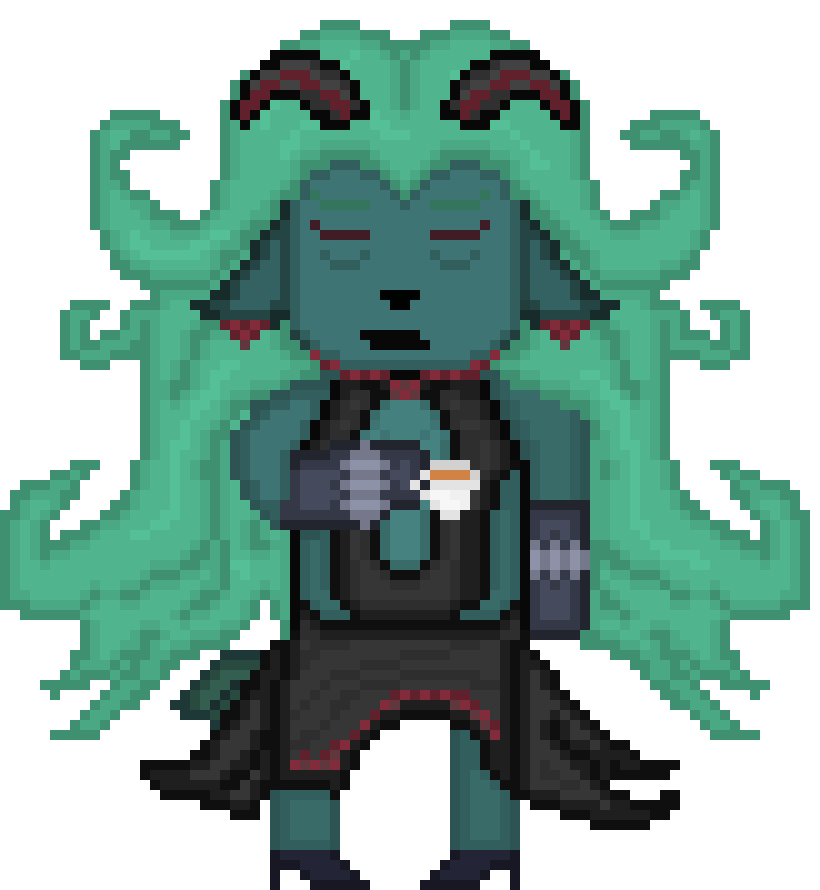 [a00846] Azzy tea closed eye troubling behavior