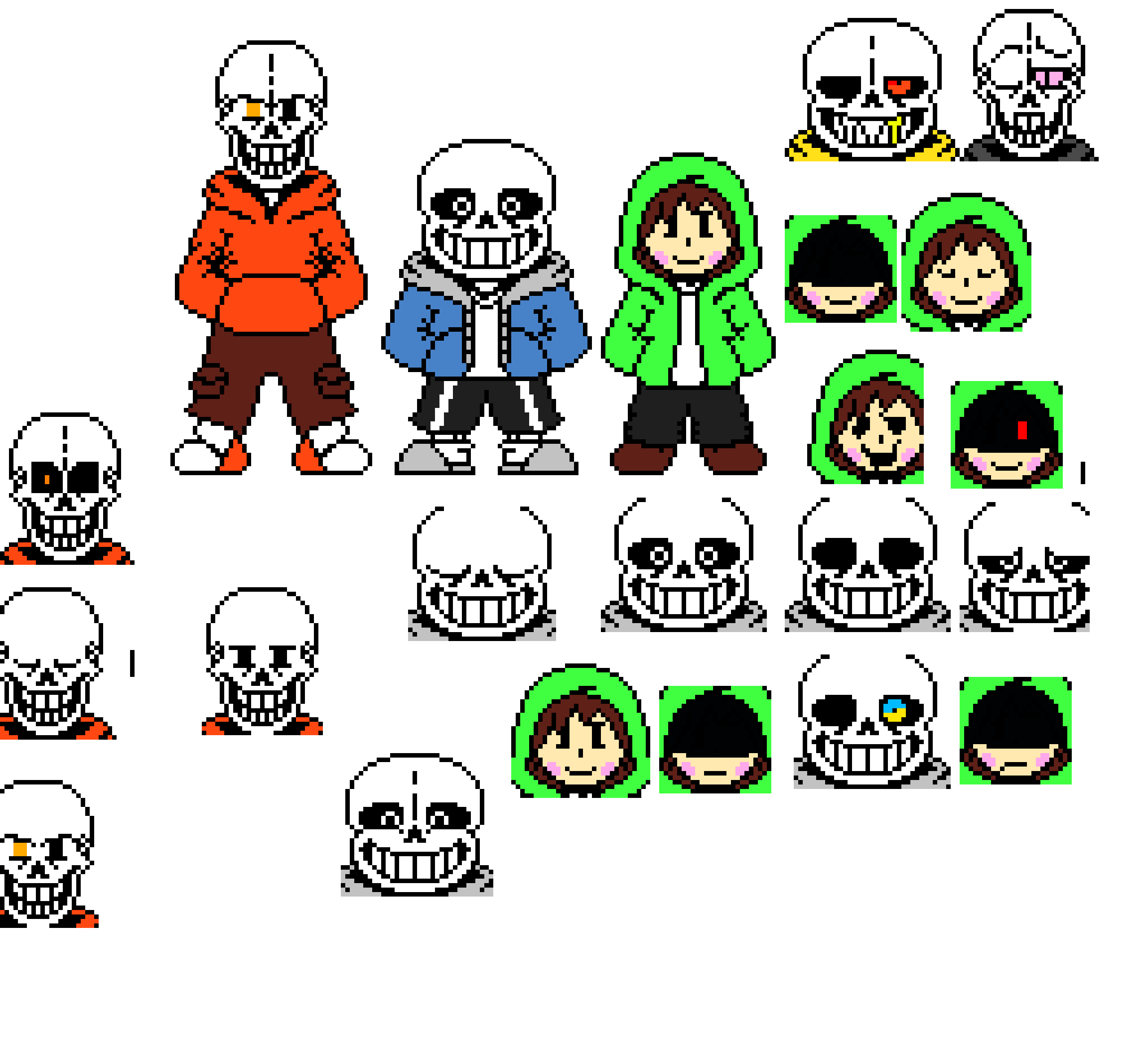 While you were spamming, I finished a whole sprite sheet