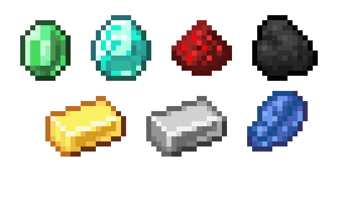 minecraft ores
