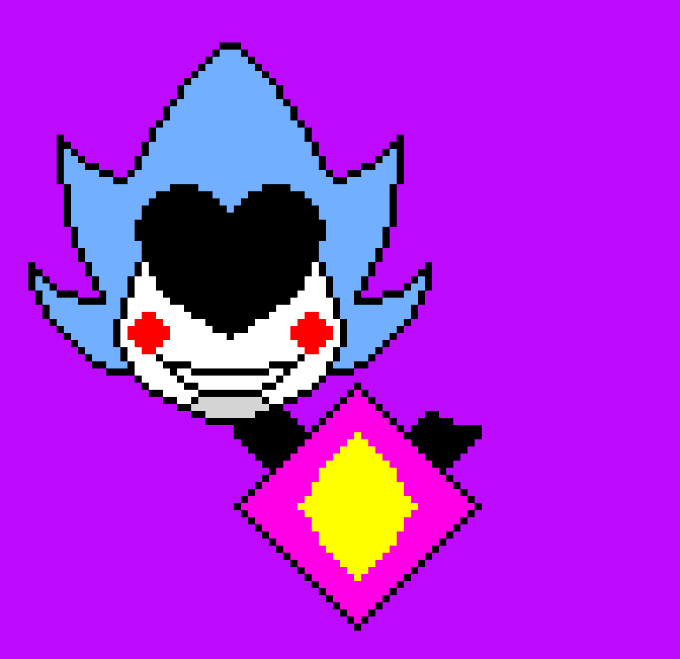 Spring-Adding a Spamton head to the second neck there is a few designs I put if needed (Yeah I cant make big [shot])