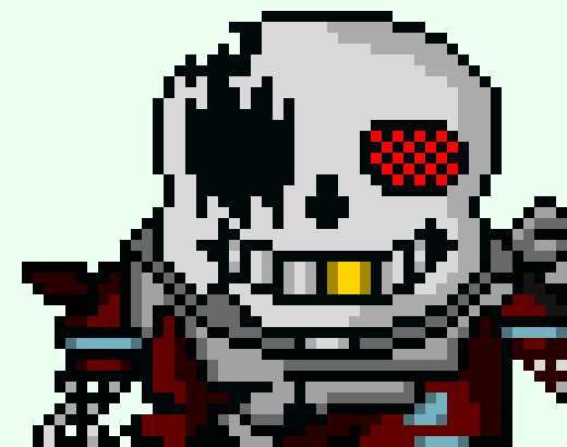 makes an giant bone and sends it down trying to crush killer/dust *