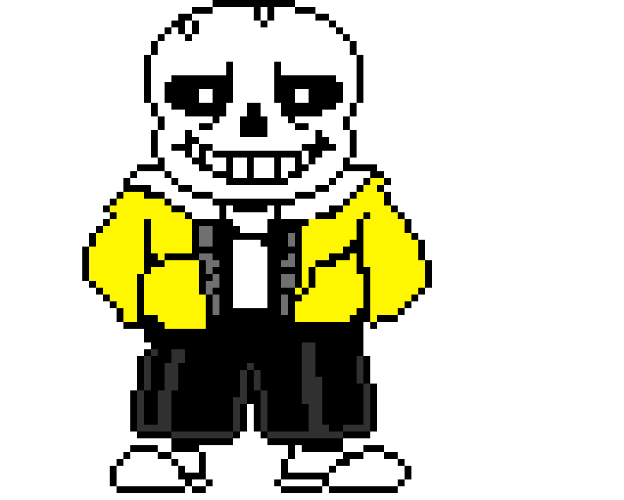 Changed Fates Sans (hes alphys in this world)