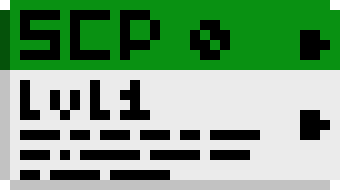 [cd5891] SCP LEVEL 1  KEY CARD MZ