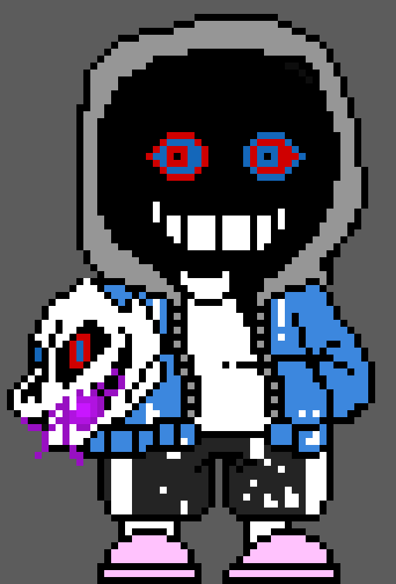 you know what let just stop fighting (sans is sparing you)