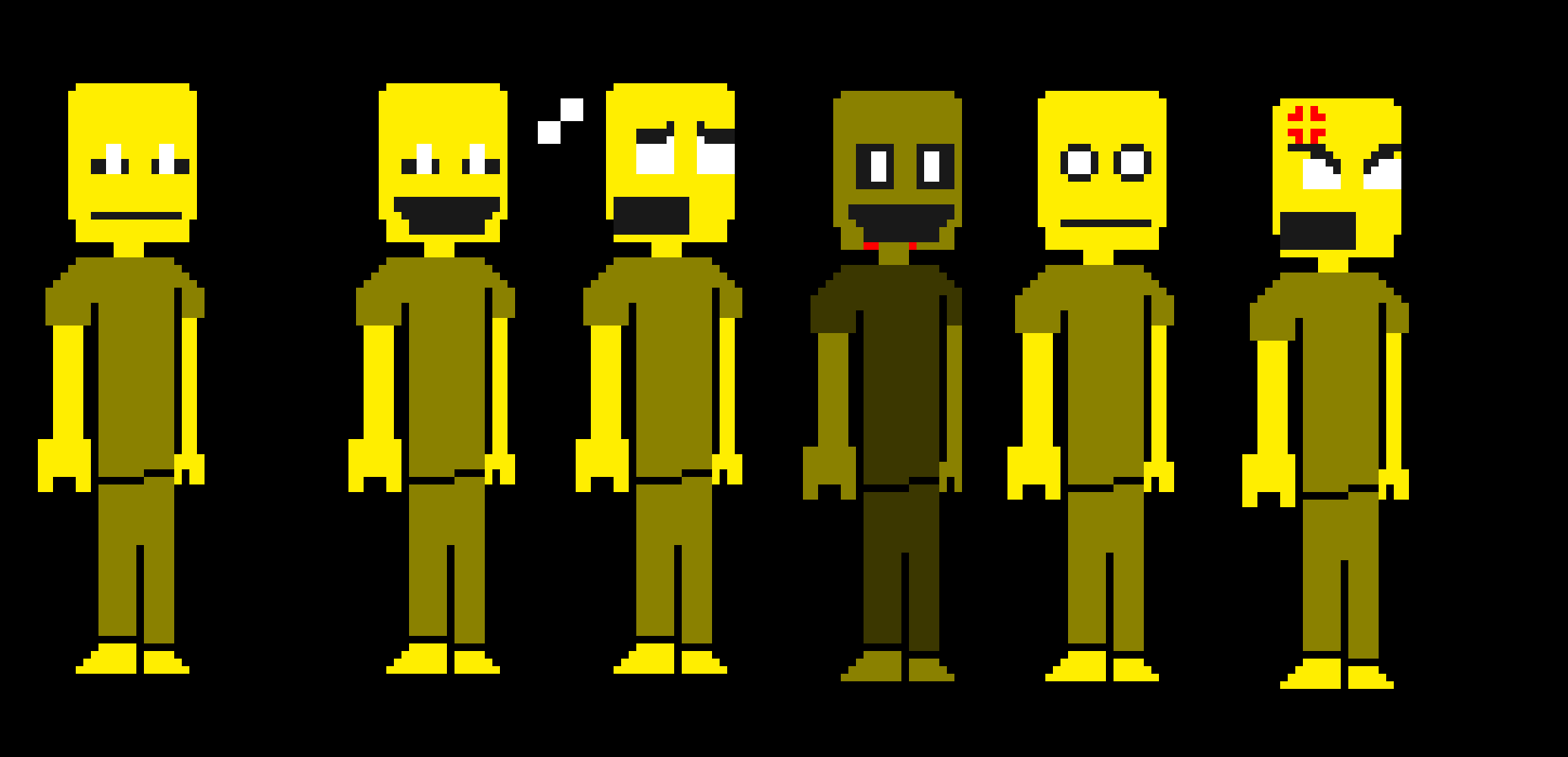 Shifts at Freddy's Jeremy sheet - Oliver