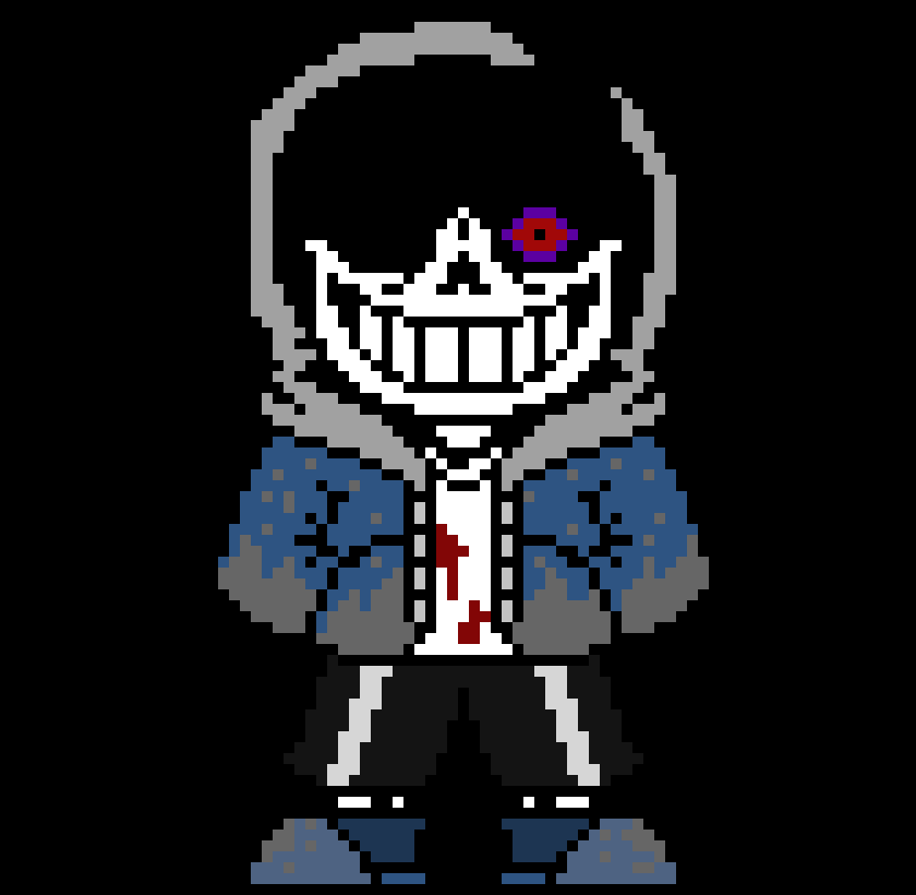 [d46952] Horrordust Sans throws axe at everyone