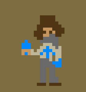 I made him really cute.