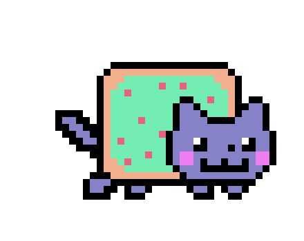 [35034d] vaporwave nyan