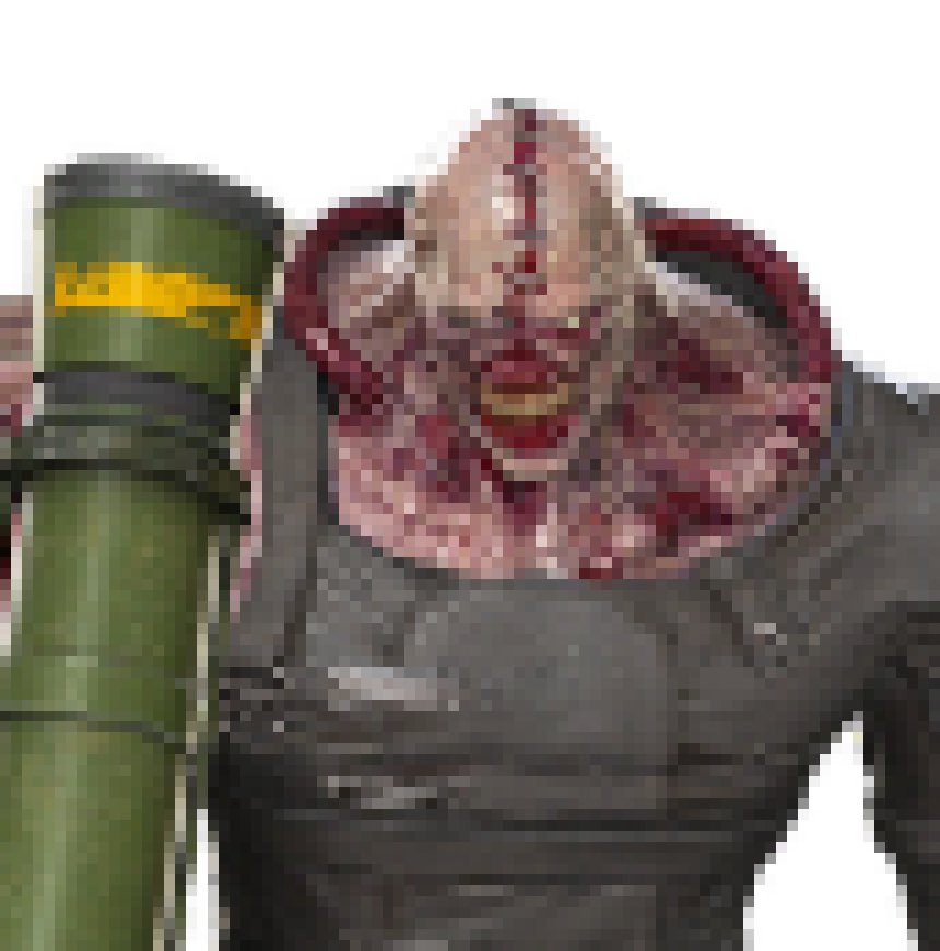 [006d2b] iirc Nemesis was made and tasked by Umbrella to hunt S.T.A.R.S. Members in Raccoon City during the Raccoon City Incident as a test for their little bioweapon project. Jill Valentine was a part of S.T.A.R.S. so. yeah