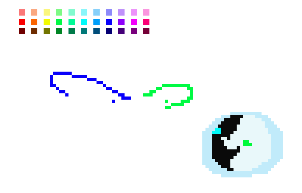 [31c21d] I can't decide which color to use for the solid part of his face (black)