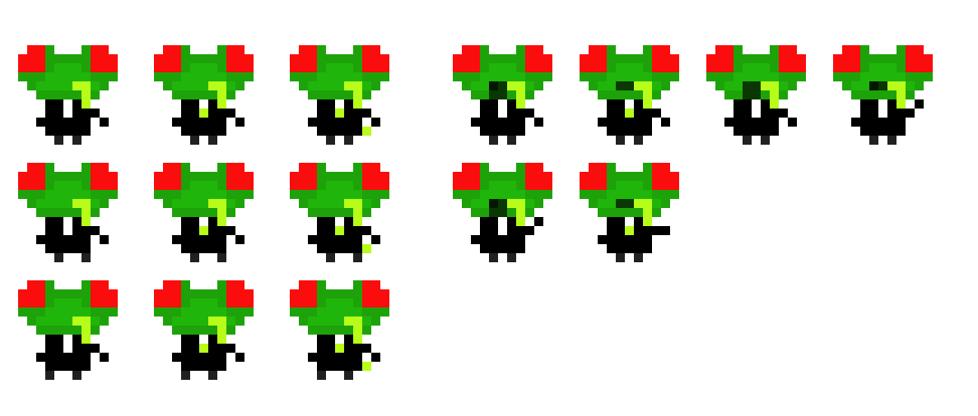 [dbb26f] mutated coolfrog sprites