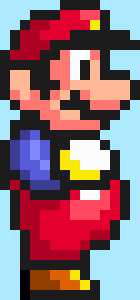 Super Mario Bros 1 For Snes Mario Sprite