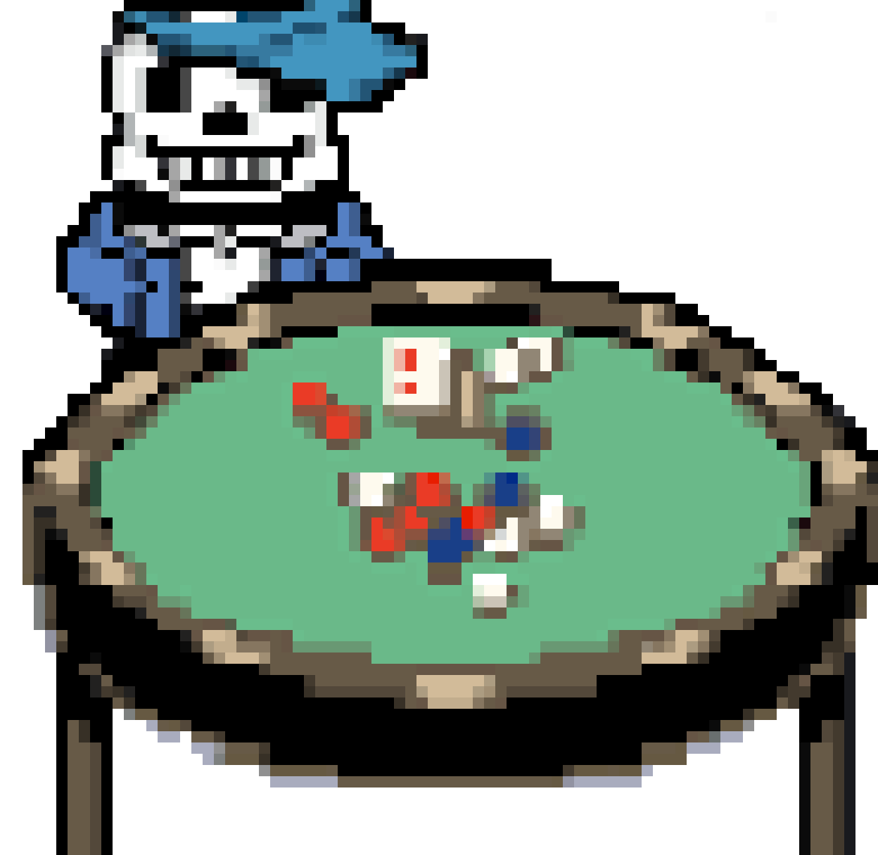 [cf18c0] sans playing poker
