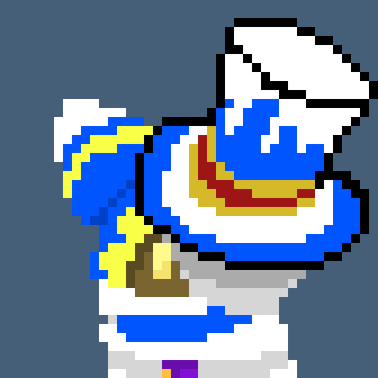 [f9b036] *he put his hat on* Last time i checked, Im the only one whos made actually enjoyable games