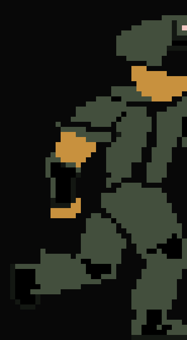 [General B.] -runs to something- | Pixel Art Maker