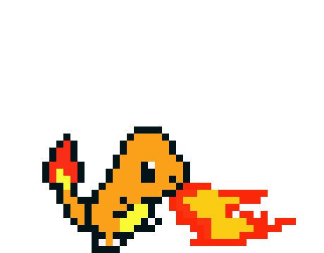 [d46952] Charmander used flamethrower