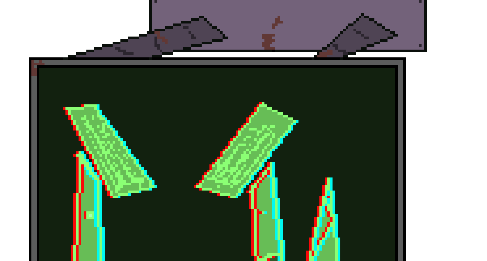 Made the metal look a little rusty -Emerald