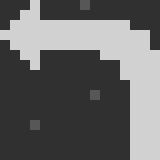 [2f4591] arrow, left