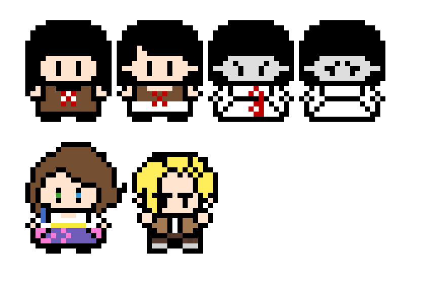 [3b2191] Pixel girls
