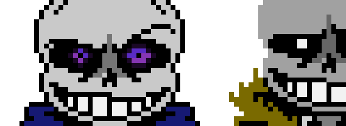 [242543] Gold the Skeleton and Azul the Skeleton Phase 1 (Ninjamoves110 Style)