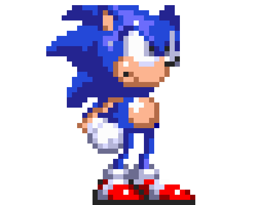 [4f3ea1] S3 (Remake) Sonic Looking up