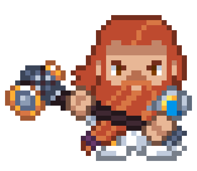 [86d482] Dane the Dwarf Blacksmith