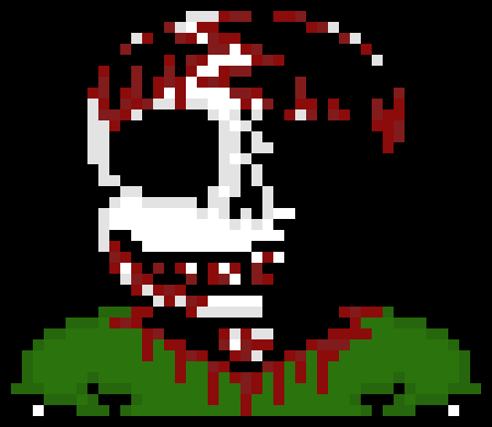 [57dac4] *he rips off alot of his skull*