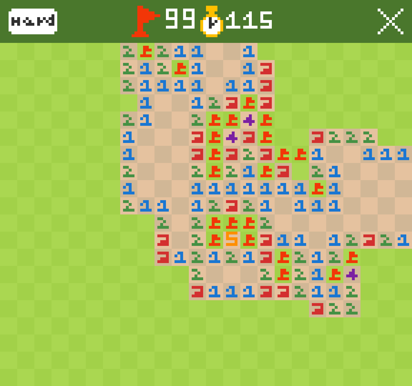 [ef2c72] minesweeper save #3 gird+GUI+numbers WIP: flagging