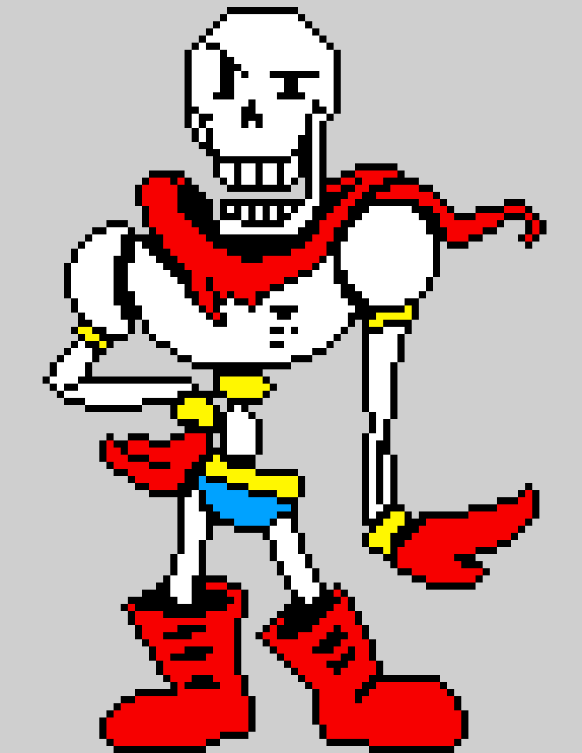Nyeh but I can't attack someone who loves spaghetti as much as I, the great papyrus!